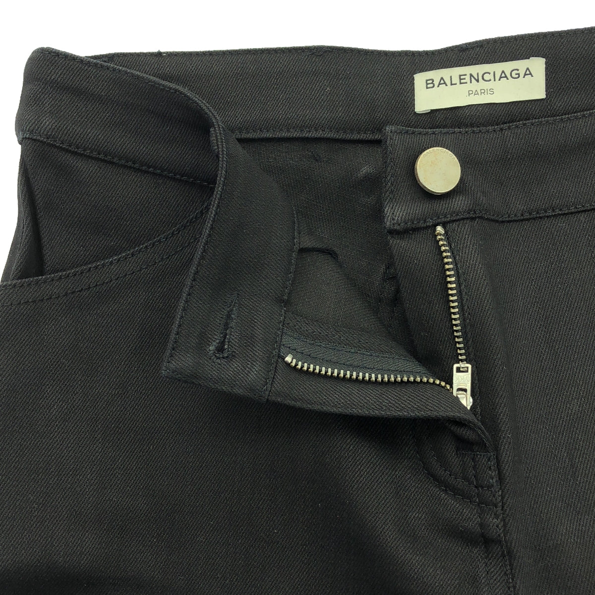 [Good Condition] BALENCIAGA / Balenciaga | Cotton Stretch Skinny Pants | Size 38 | Black | Men's