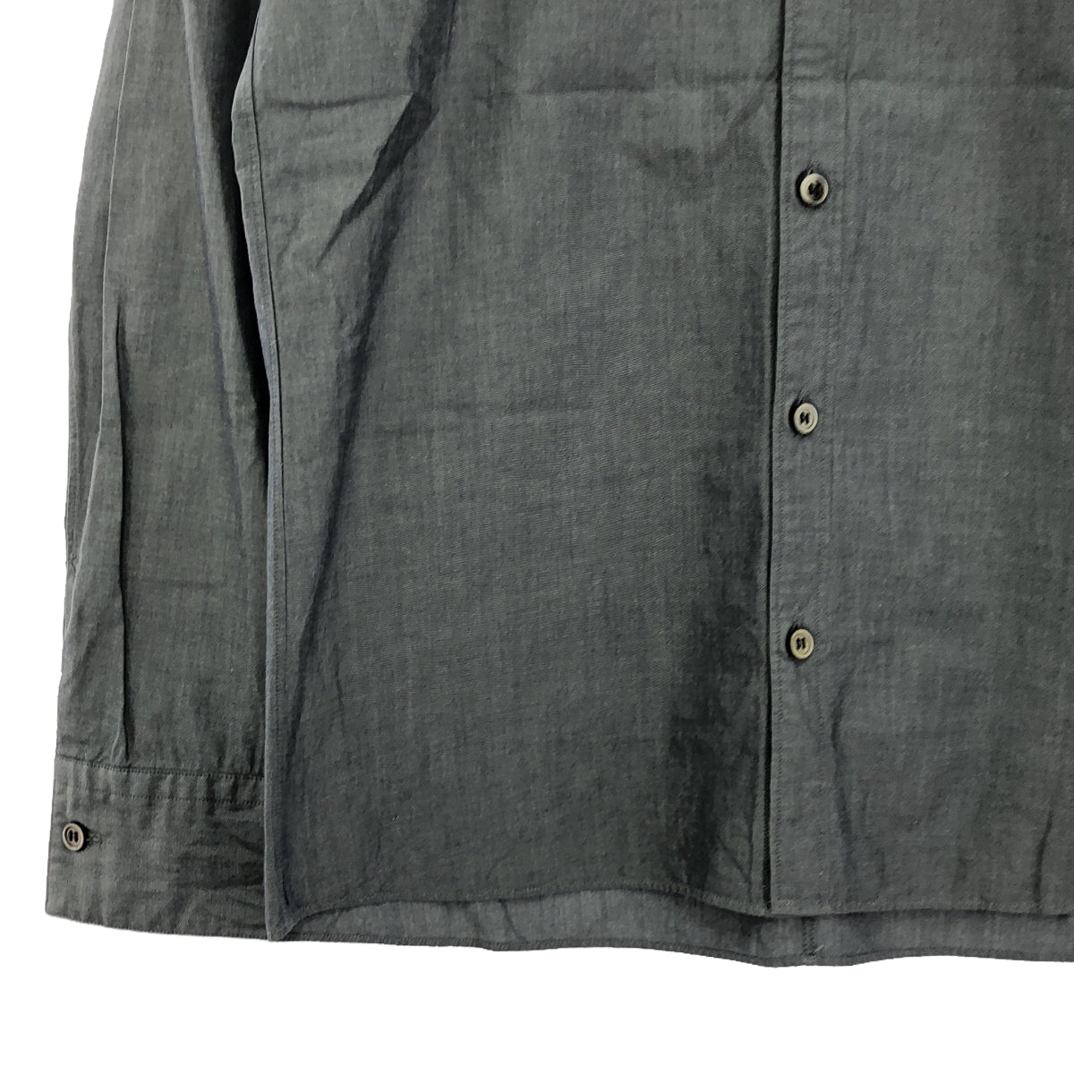 ATTACHMENT | Cotton Chambray Shirt | 2 | Men's