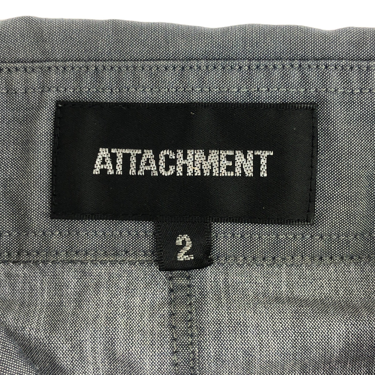 ATTACHMENT | Cotton Chambray Shirt | 2 | Men's