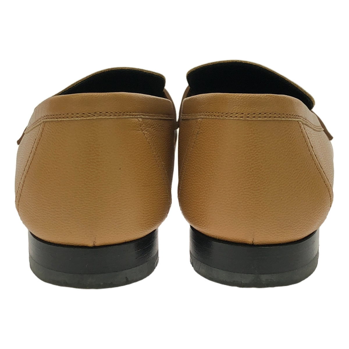 【미품】 HERMES / 헤르메스 | 로얄 컨스턴스 H 로고 / 가죽 퀼트 프린지 로퍼 가죽 신발 | 35 1/2 | 브라운 | 여성