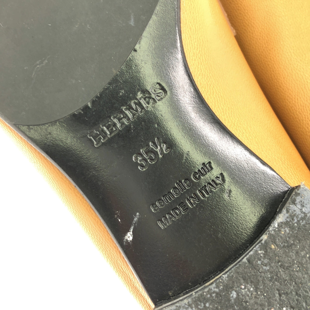 【미품】 HERMES / 헤르메스 | 로얄 컨스턴스 H 로고 / 가죽 퀼트 프린지 로퍼 가죽 신발 | 35 1/2 | 브라운 | 여성