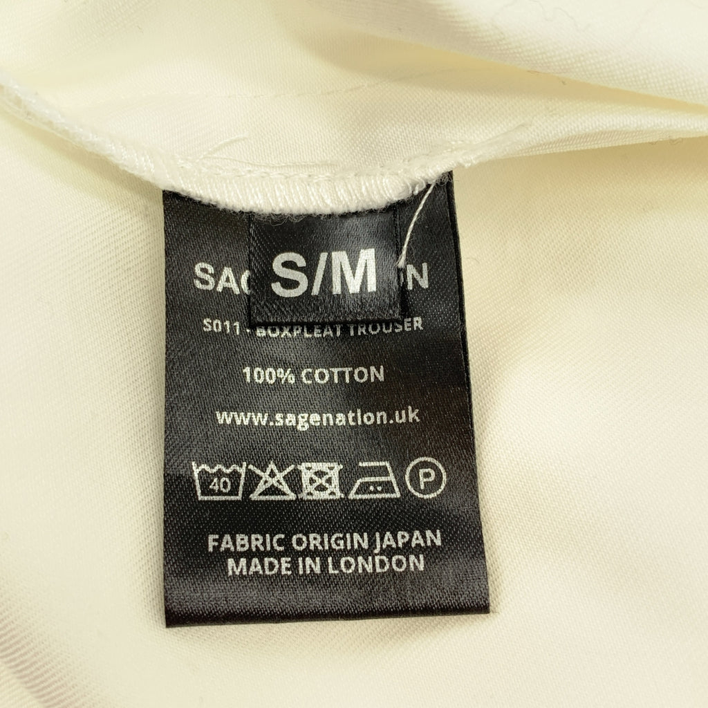SAGE NATION | 箱型褶襉長褲 | 男士 | S/M碼