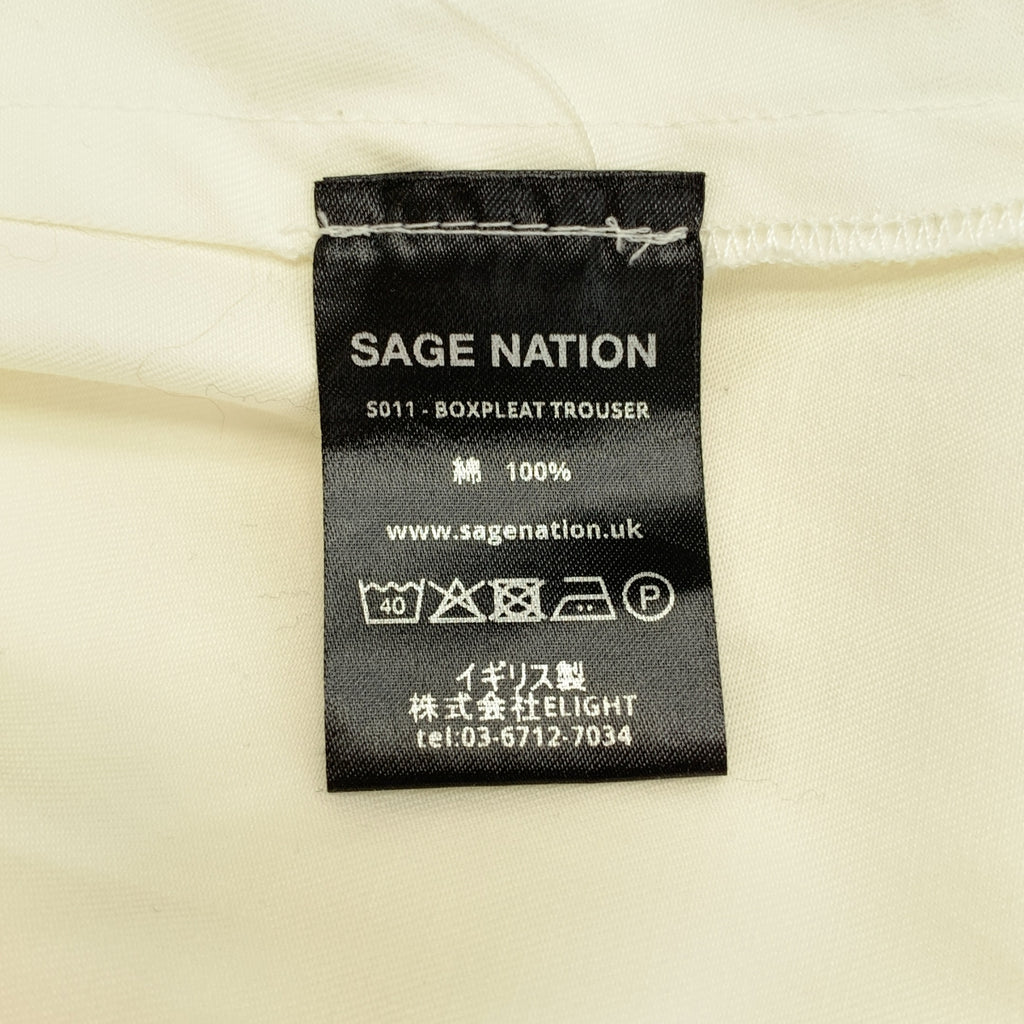 SAGE NATION | 箱型褶襉長褲 | 男士 | S/M碼