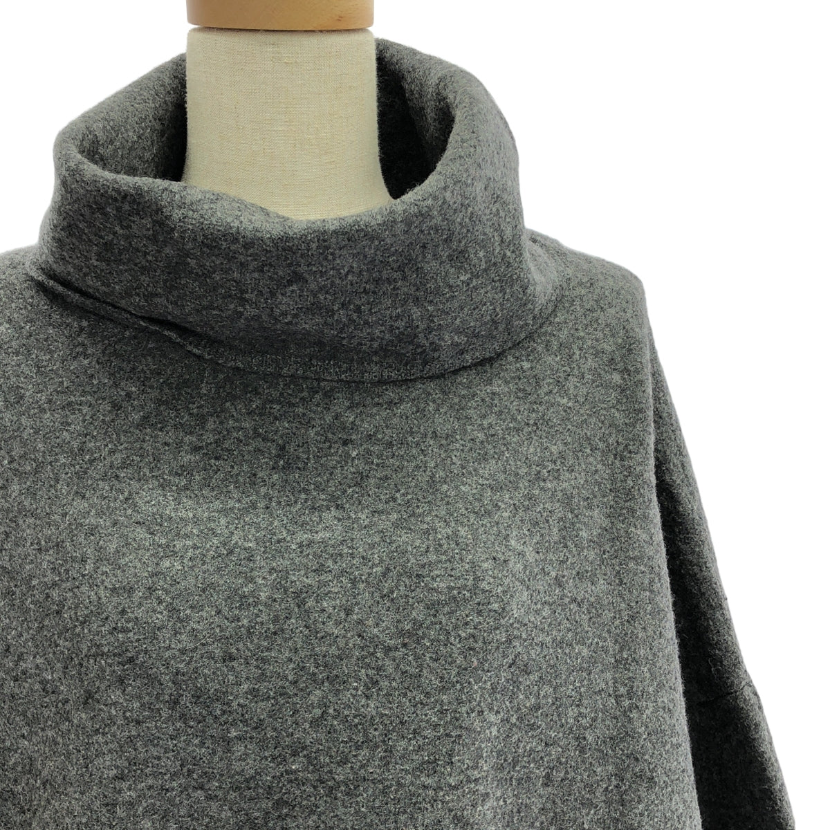 45r / フォーティファイブアール | フロートニットの縮絨ドレス プルオーバ ワンピース | 0 | グレー | レディース