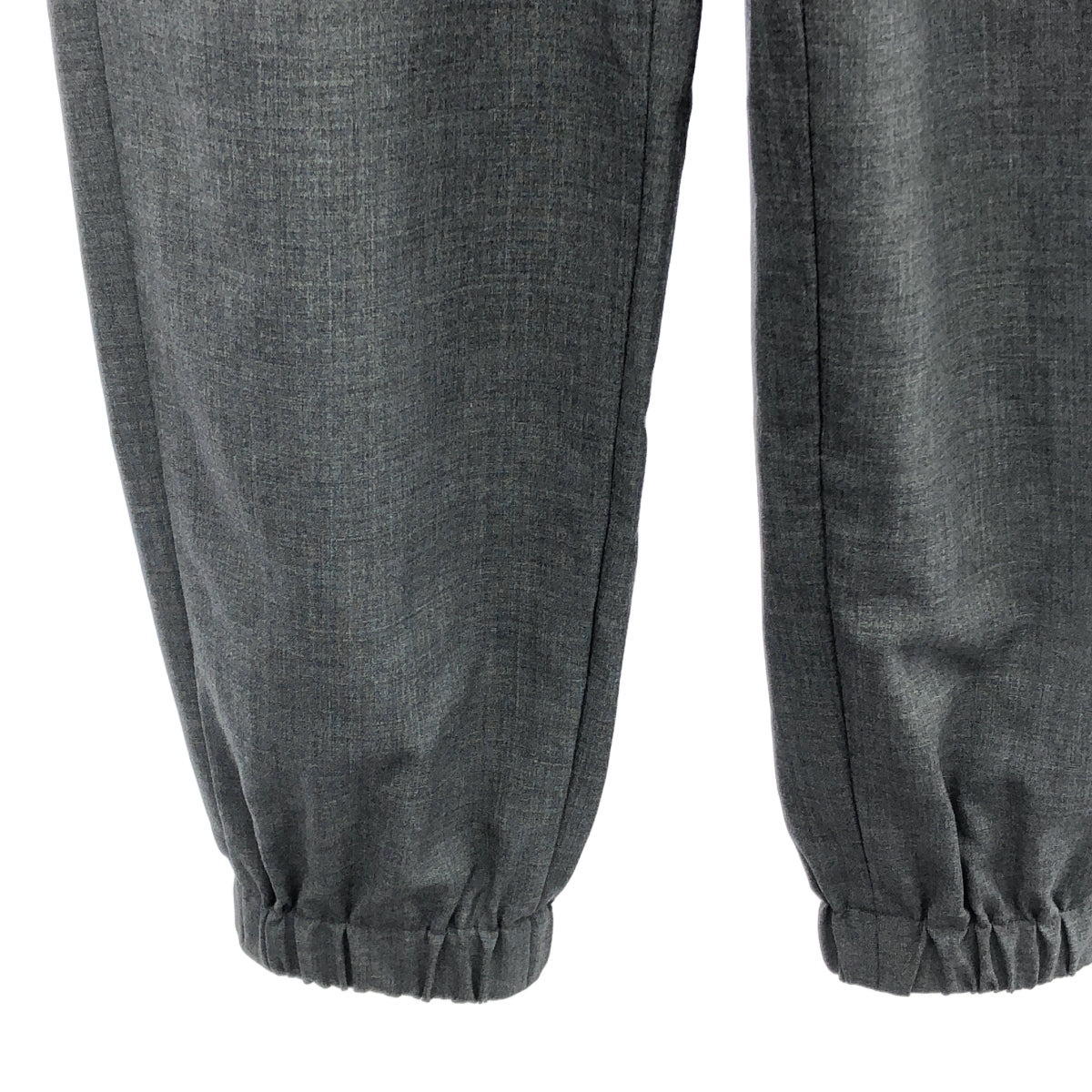 ENFOLD / 엠폴드 | 2023AW | BALLOON ELASTIC TROUSERS 울 슬랙스 | 38 | 그레이 | 여성