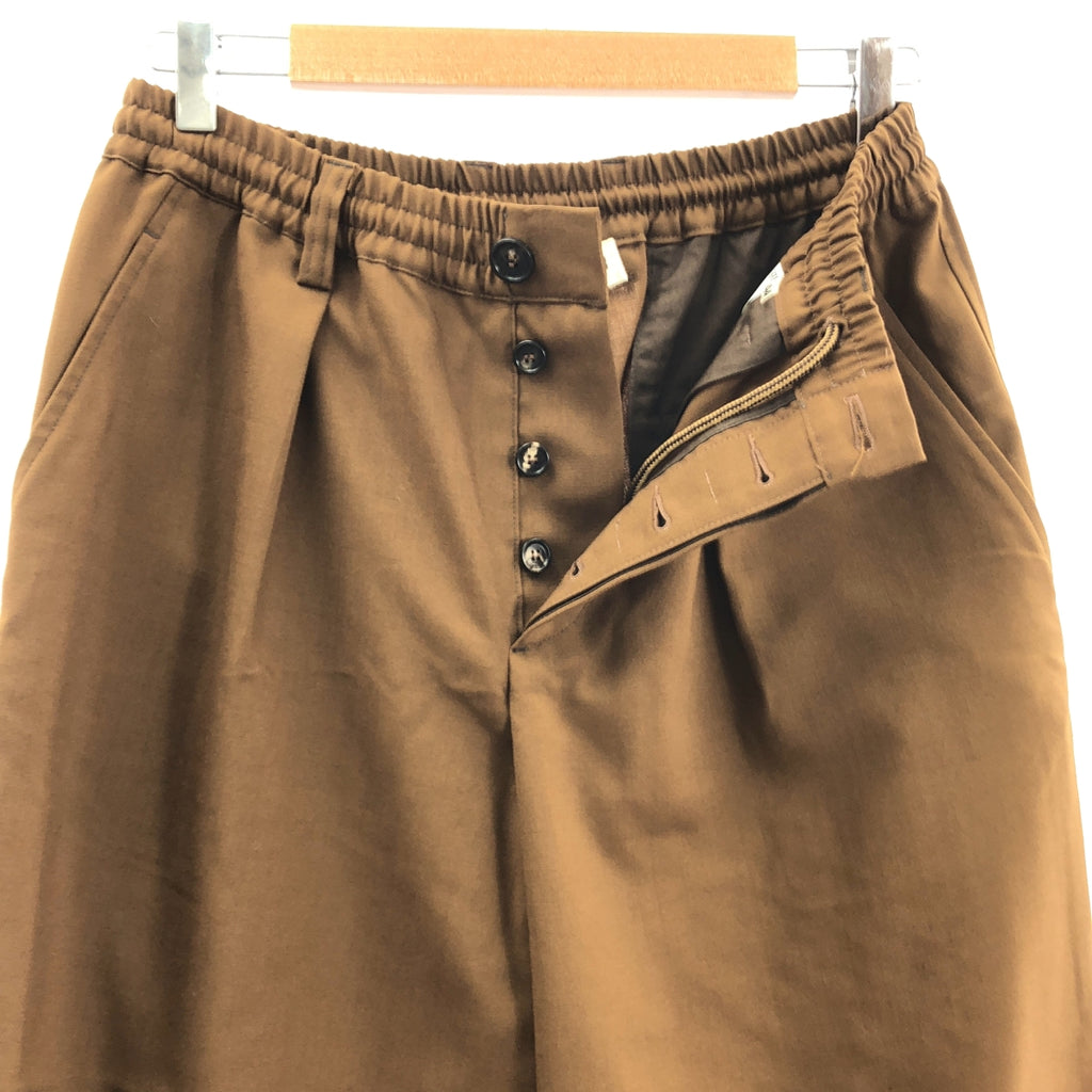 MARNI / 마르니 | 트로피컬 울 탁 테이퍼드 이지 팬츠 | 44 |