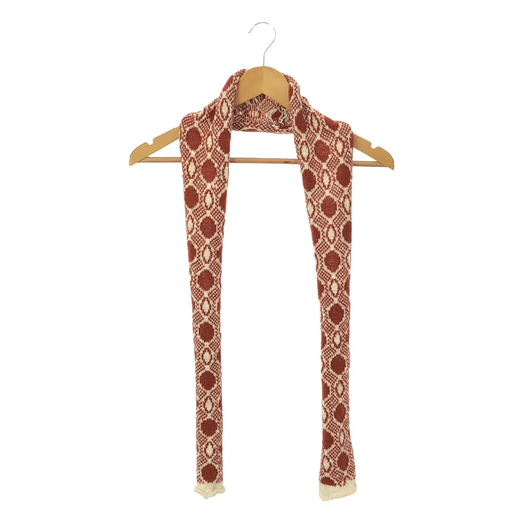 【新品】  OLUBIYI THOMAS / オルヴィトーマス | 2022AW | wool scarf ウール ジャガード ストール マフラー | F | ラスト | メンズ