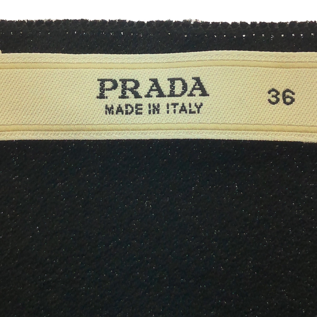 PRADA / 프라다 | 아세테이트 플레어 스커트 | 36 | 블랙 | 여성