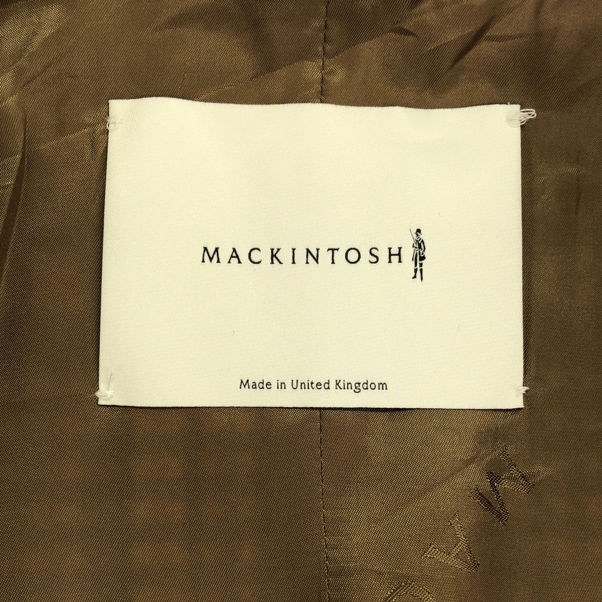 [Good Condition] MACKINTOSH | FORFAR Wool Fur Houndstooth Check Bal-collar Coat | Size 6 | Multi-Color | Women's