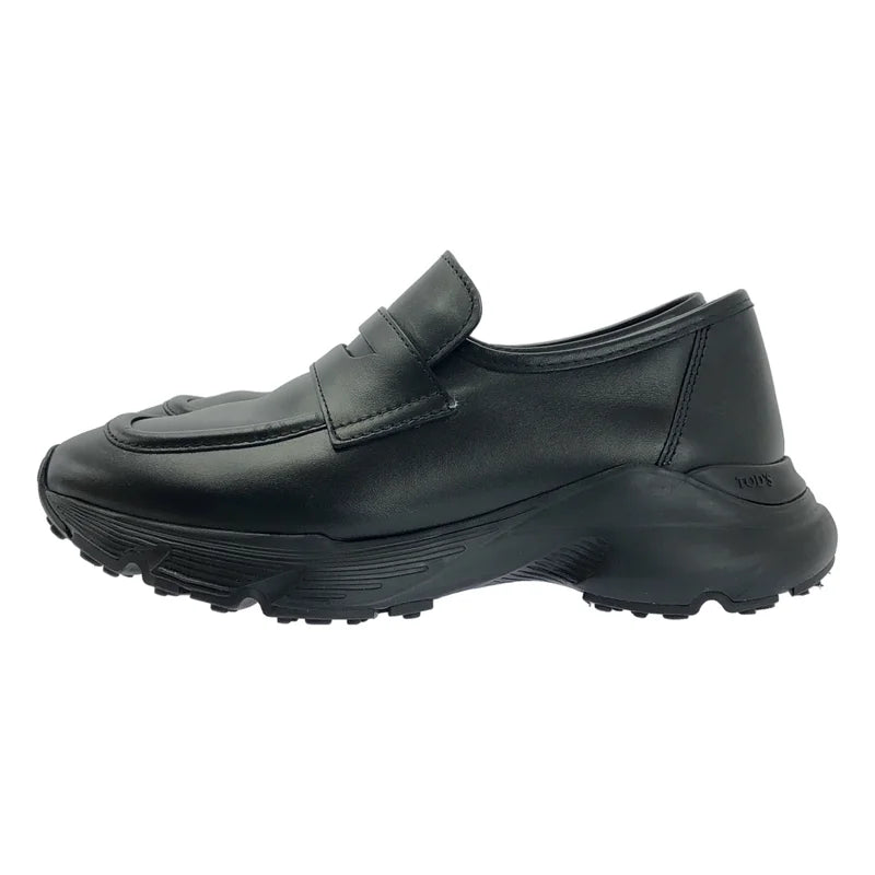 【美品】  TOD'S / トッズ | スポーティ ローファ | 34 1/2 | ブラック | レディース