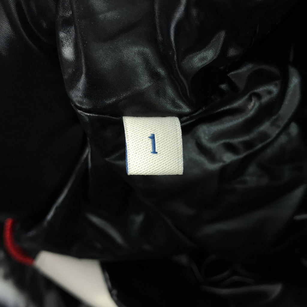 MONCLER | 大紐帶雙拉鍊羽絨外套（附貼片）| 1 | 黑色 | 女款