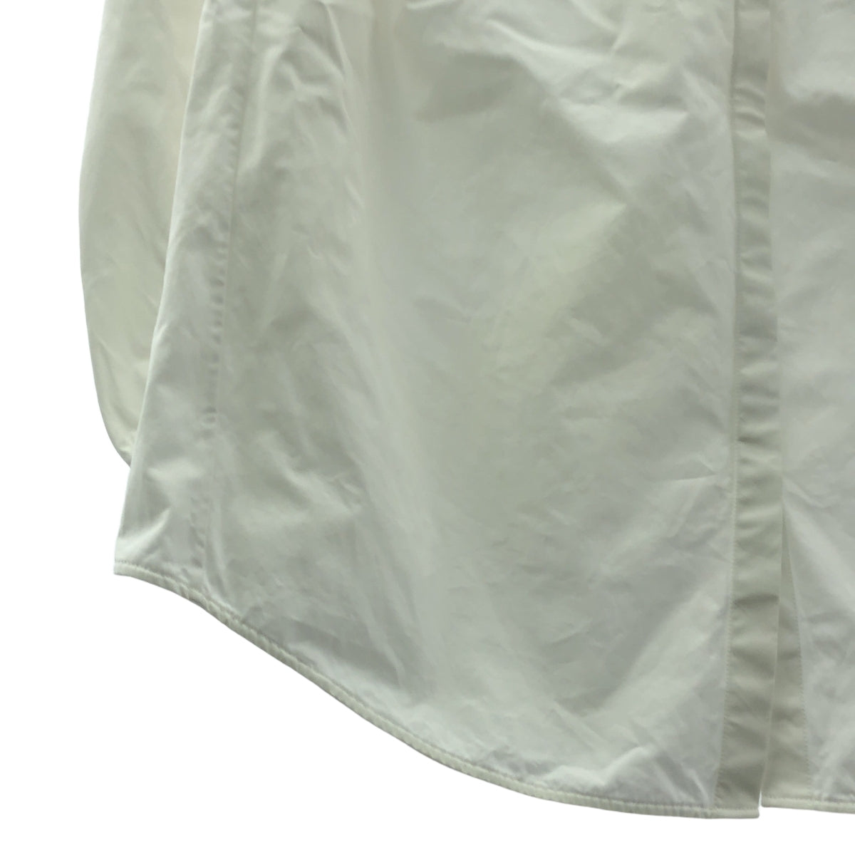 JIL SANDER | 棉質立領褶皺泡泡袖襯衫 | 32 | 白色 | 女款