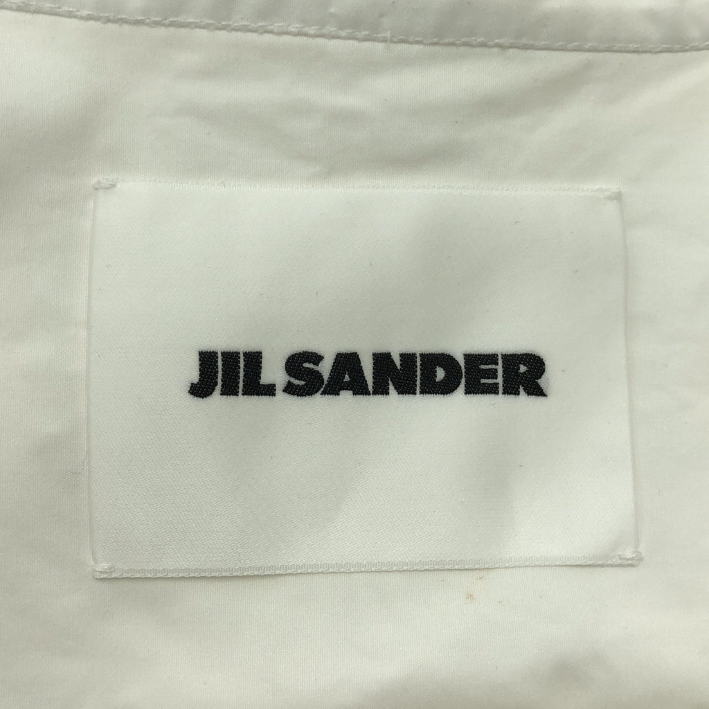 JIL SANDER | 棉質立領褶皺泡泡袖襯衫 | 32 | 白色 | 女款