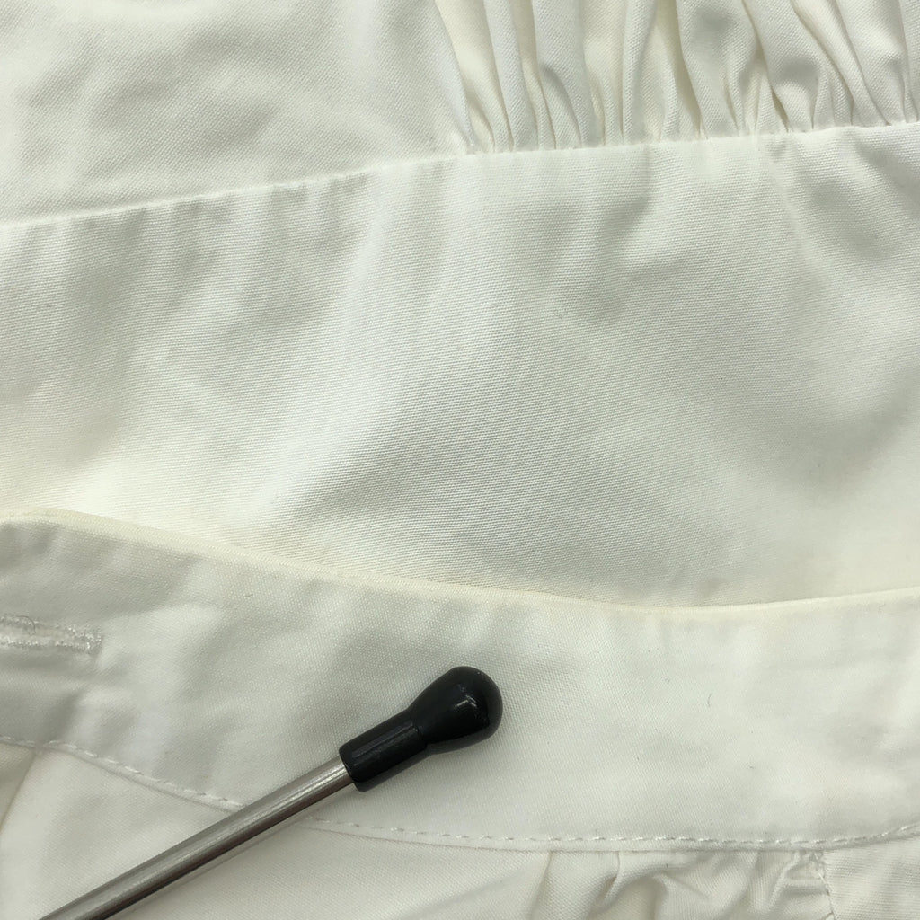 JIL SANDER | 棉質立領褶皺泡泡袖襯衫 | 32 | 白色 | 女款