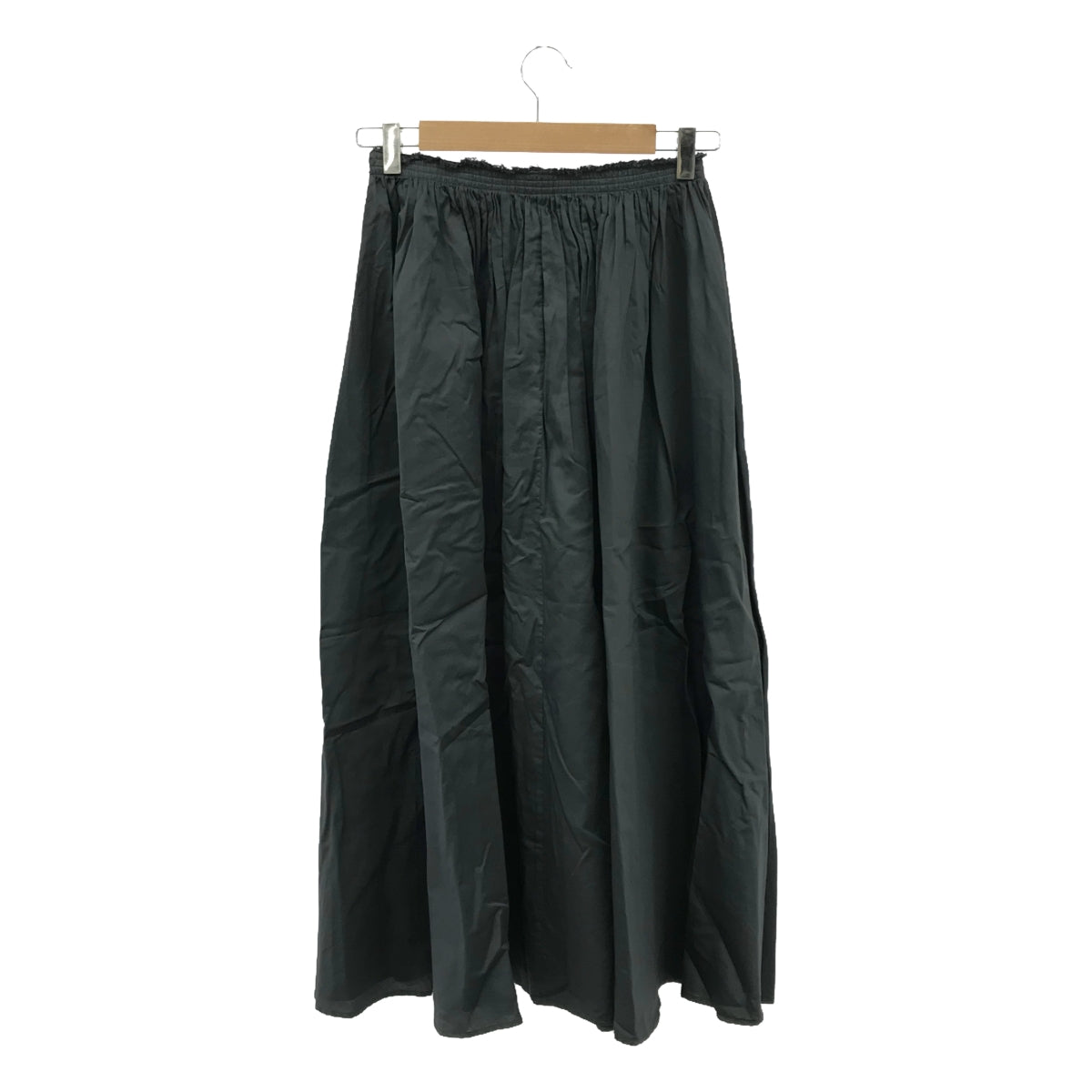 新品】 ATON / エイトン | MICRO COTTON SATIN ギャザースカート 新品】 ATON / エイトン | MICRO COTTON SATIN ギャザースカート