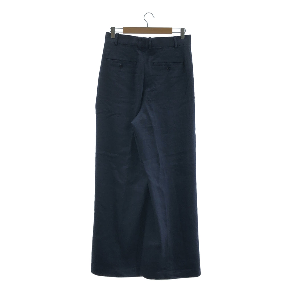 HED MAYNER / 헤드 메이너 | 2023SS | Elongated Trousers 린넨 울 2 택 와이드 슬랙스 | S | 남성