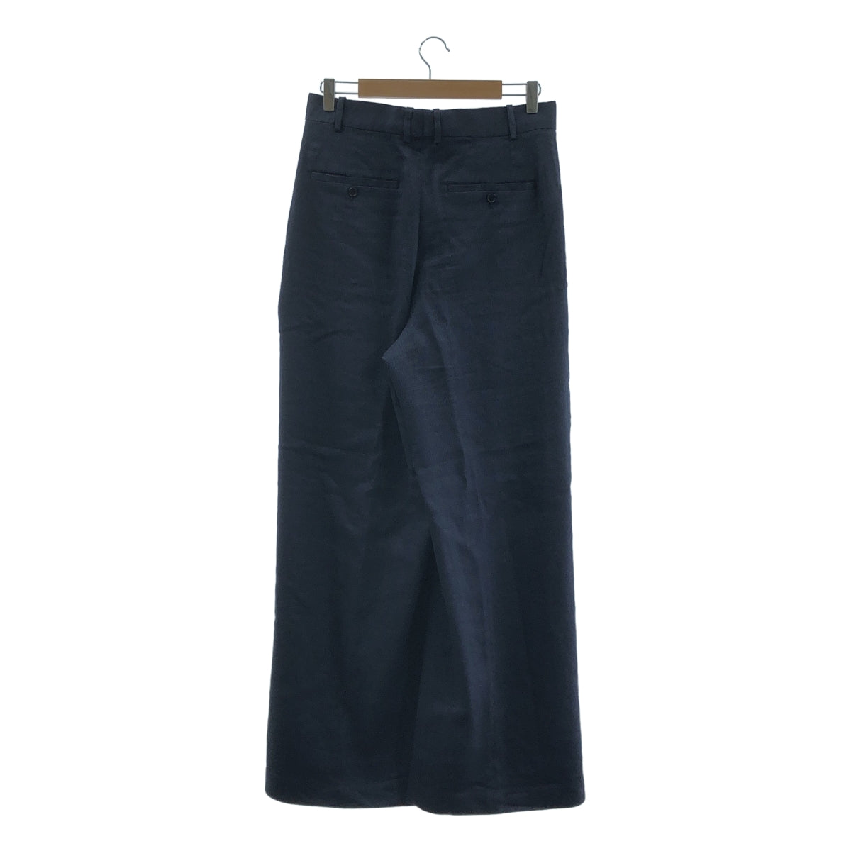 HED MAYNER / 헤드 메이너 | 2023SS | Elongated Trousers 린넨 울 2 택 와이드 슬랙스 | S | 남성