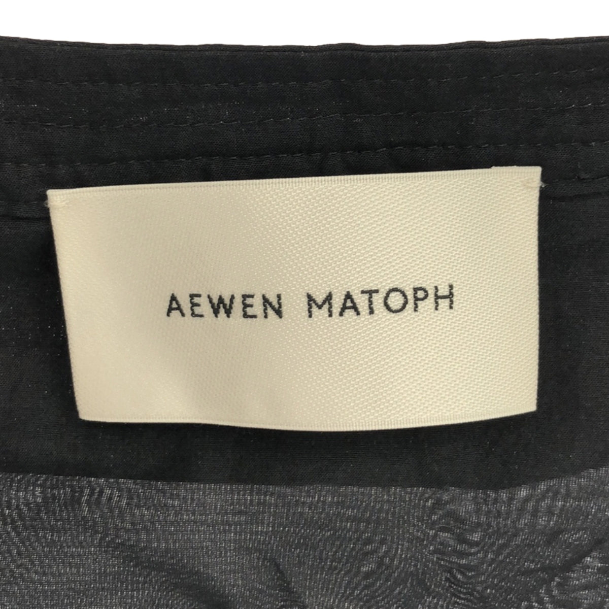 AEWEN MATOPH | Cotton silk ruffle collar pullover blouse |