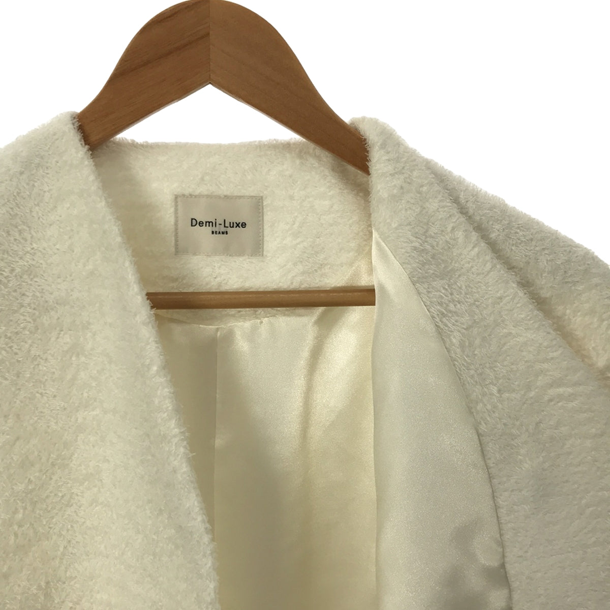 半奢華橫梁 |短無領夾克/全襯裡 | 38 |米白色 |女性的