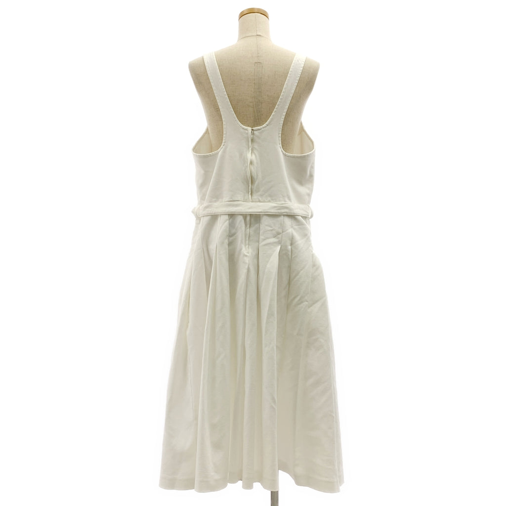 BLACK COMME des GARCONS / 블랙콤 데 갤슨 | 2019SS | 폴리에스테르 벨티드 주름 볼륨 매달려 치마 살로펫 원피스 | M | 여성