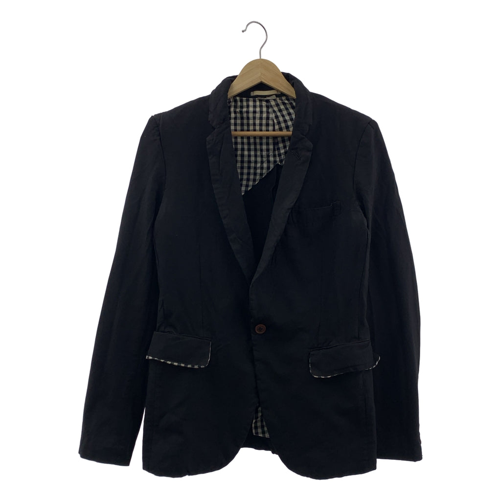 COMME des GARÇONS HOMME PLUS | 2010 春夏 | 聚酯染色單排扣夾克，全圖案襯裡 | XS 碼 | 男款