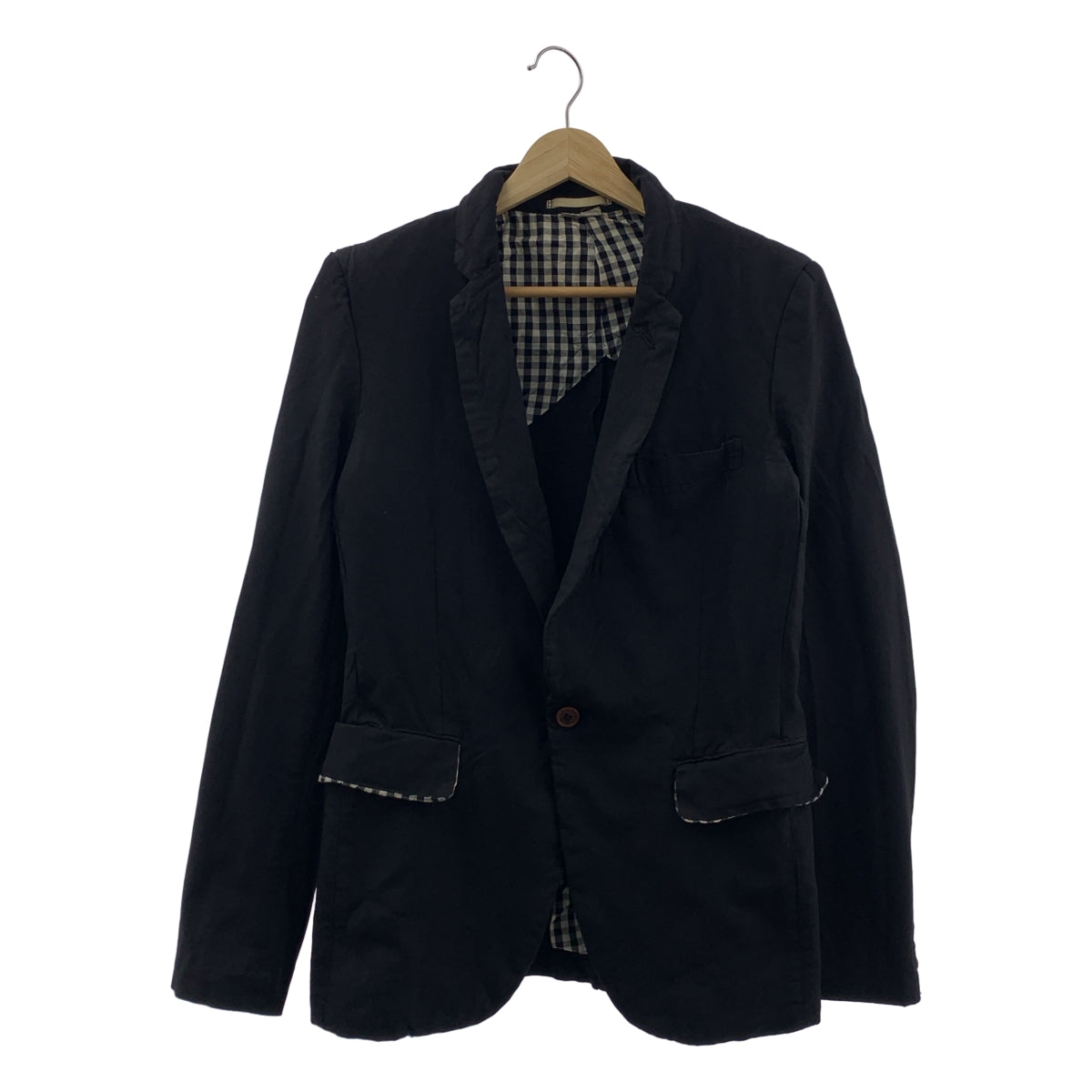 COMME des GARÇONS HOMME PLUS | 2010 春夏 | 聚酯染色單排扣夾克，全圖案襯裡 | XS 碼 | 男款