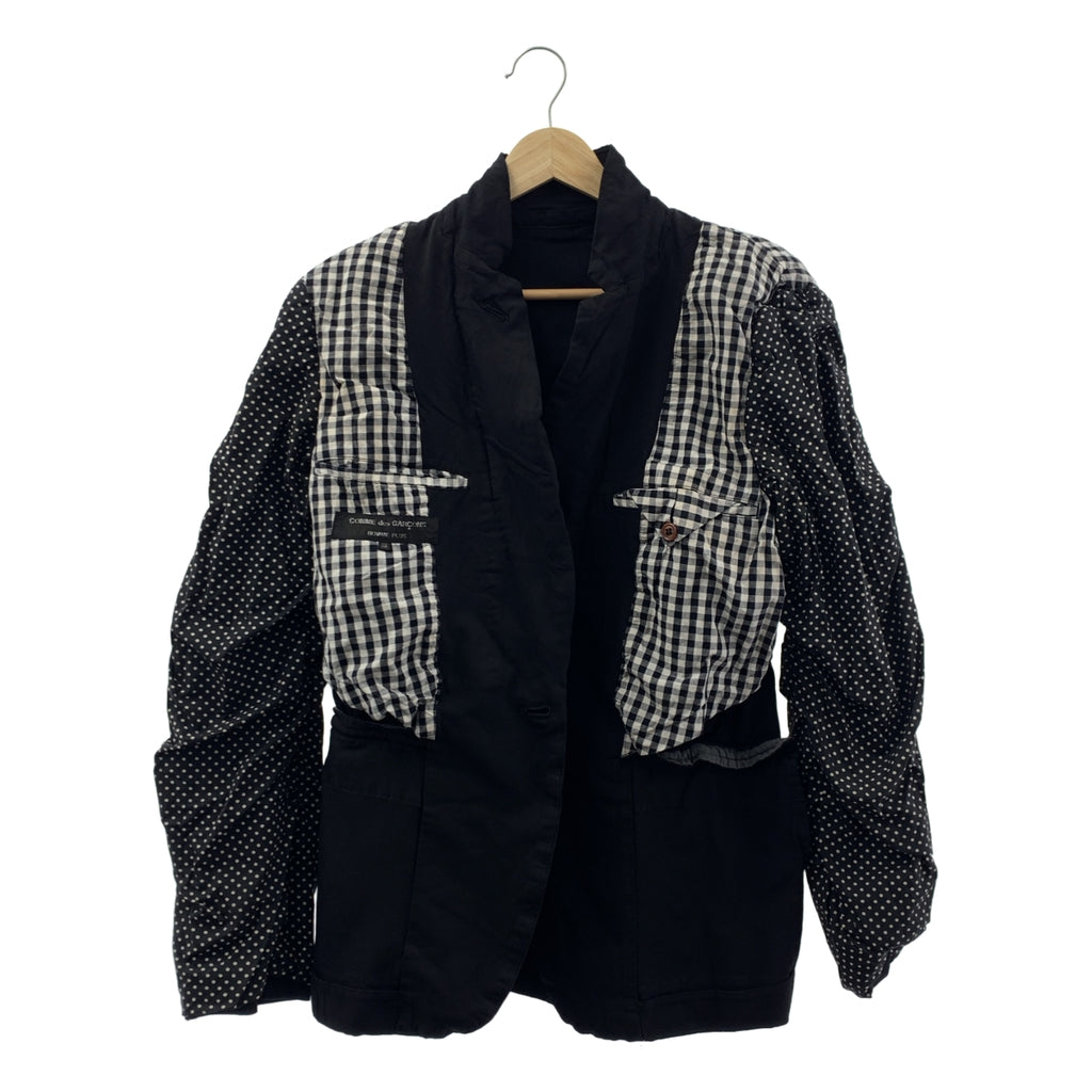 COMME des GARÇONS HOMME PLUS | 2010 春夏 | 聚酯染色單排扣夾克，全圖案襯裡 | XS 碼 | 男款