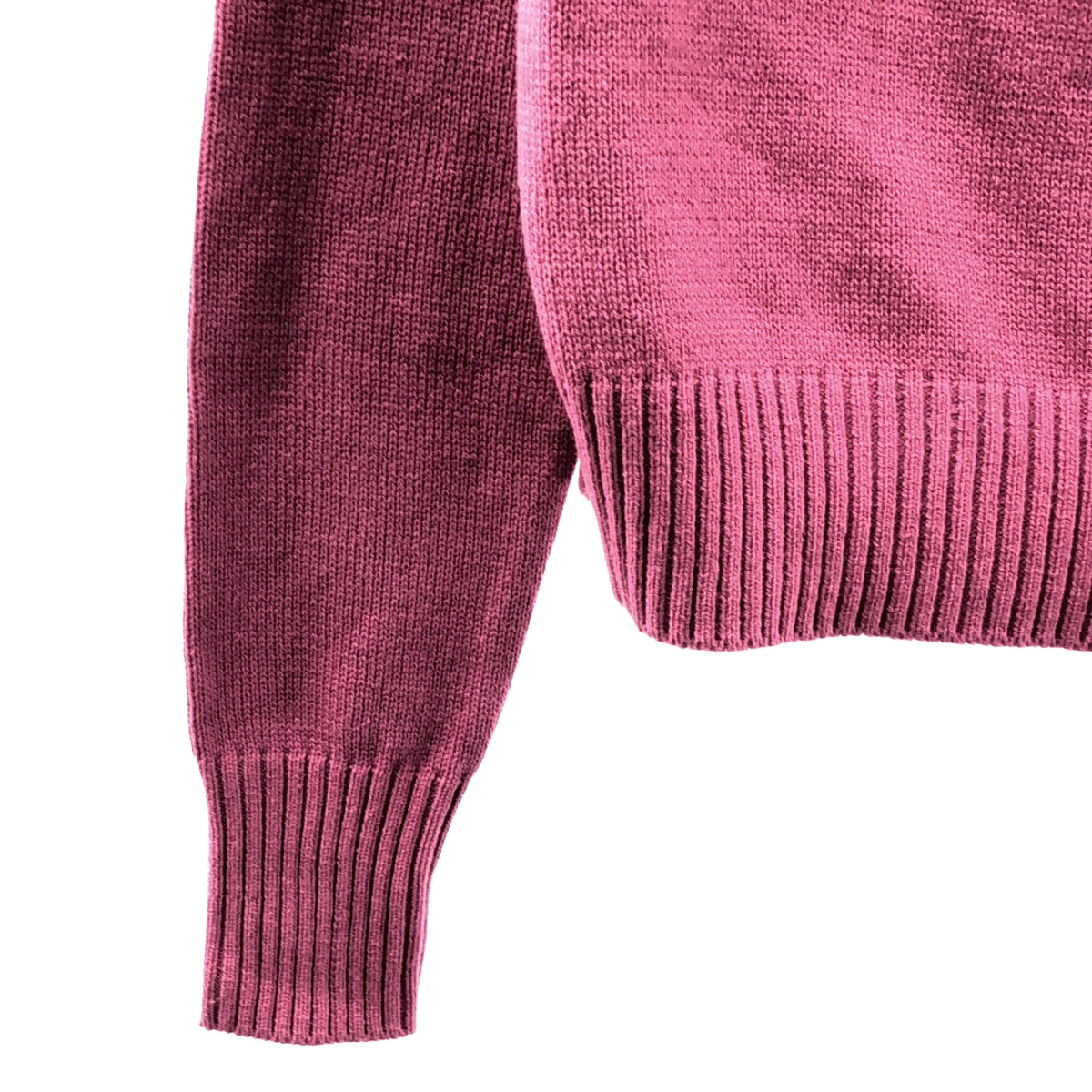 【미품】 forget-me-nots / 포게트 미노츠 | 2024AW | Off Shoulder Knit 오프숄더 코튼 니트 | F | 핑크 | 여성