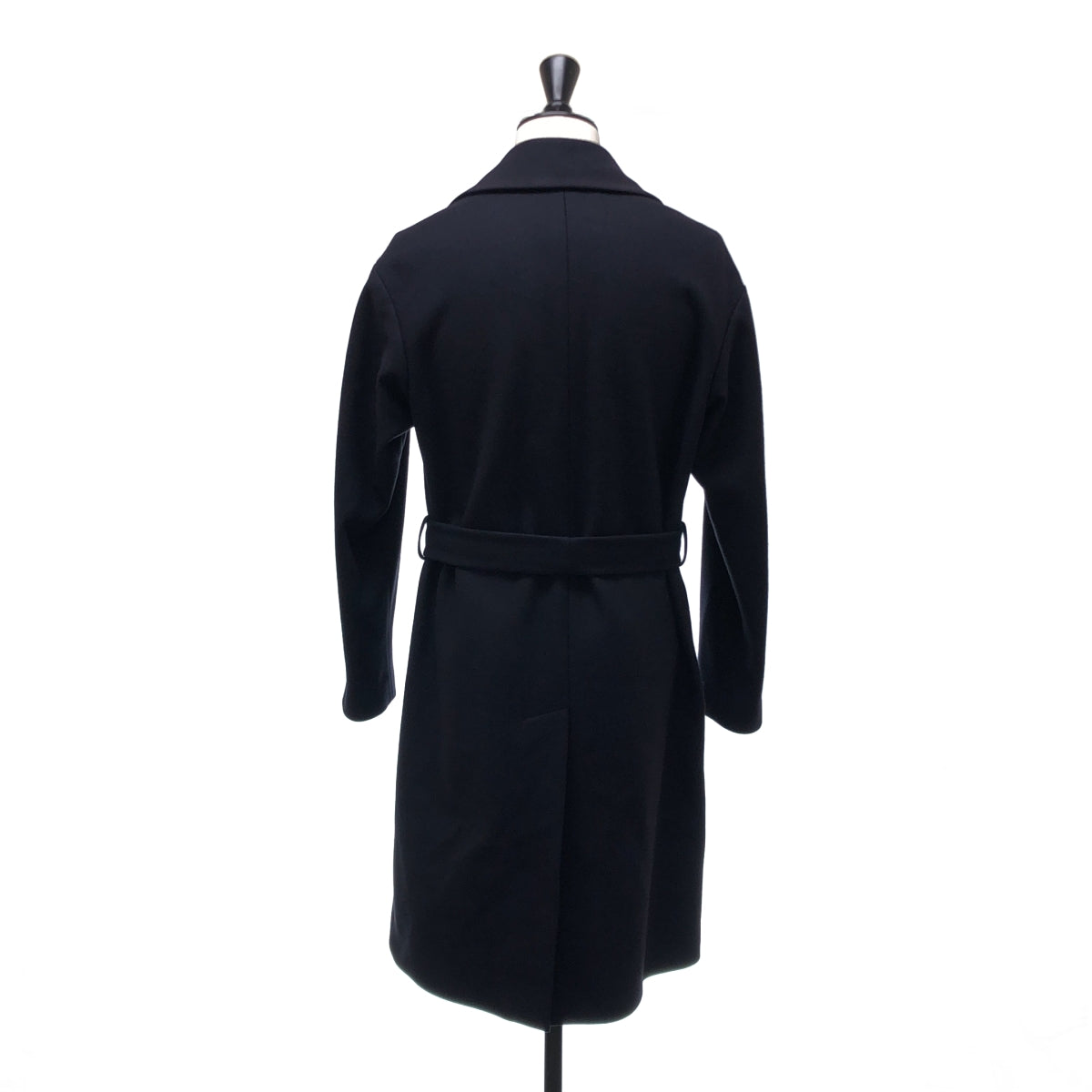 hevo / イーヴォ | ウール メルトン ベルテッド シングル コート / 総裏地 | 42 | メンズ