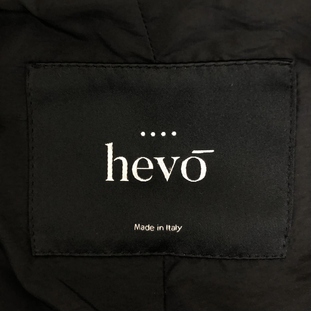 hevo / イーヴォ | ウール メルトン ベルテッド シングル コート / 総裏地 | 42 | メンズ