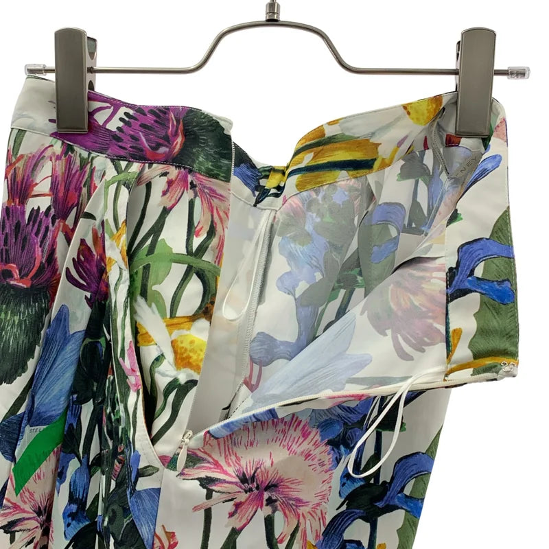 【美品】  STELLA McCARTNEY / ステラマッカートニー | Floral Flower Print Pants / 総柄 タック サイドジップ スラックス パンツ | 36 | マルチカラー | レディース