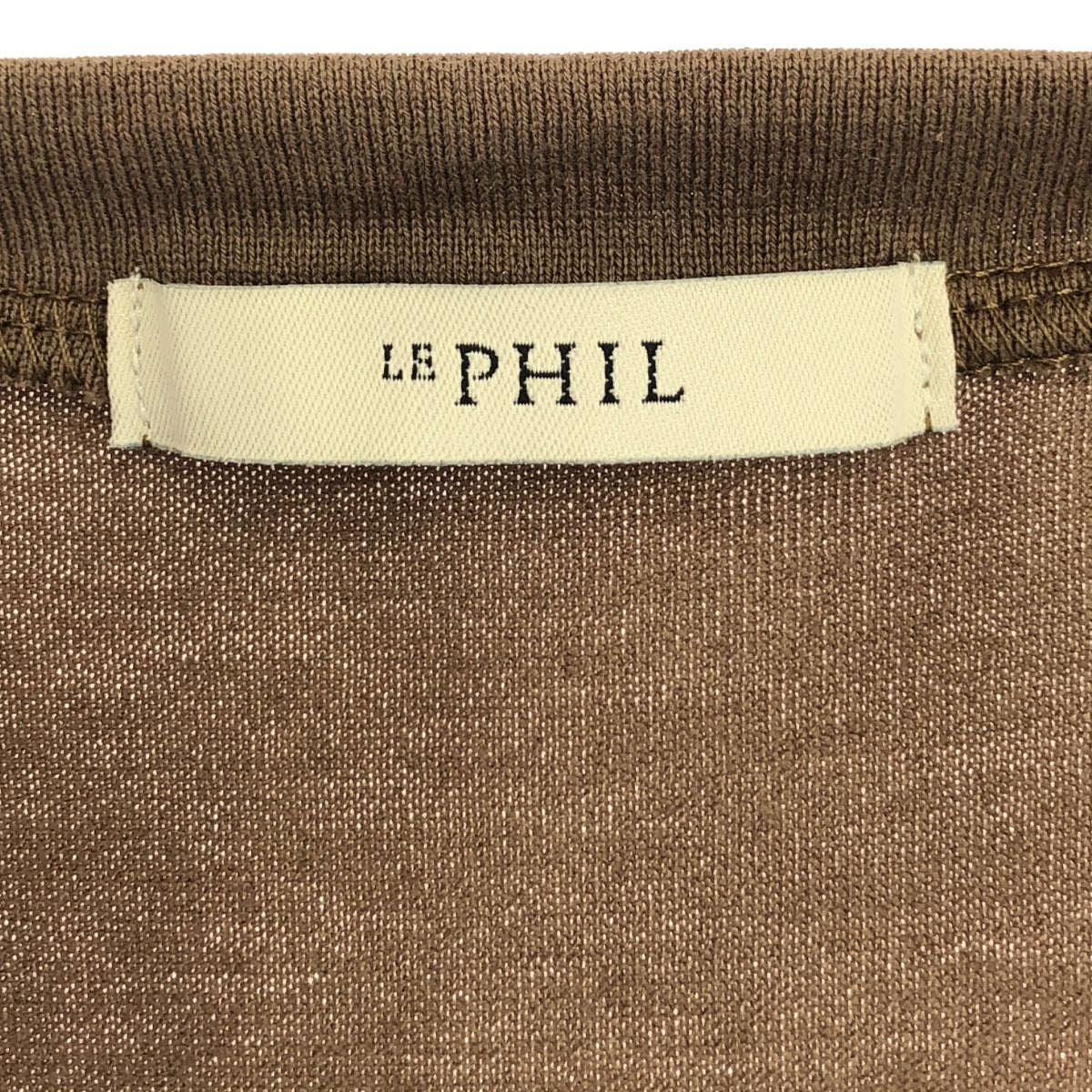 LE PHIL | 2024SS | Cotton jersey sleeveless T-shirt | F | Women's