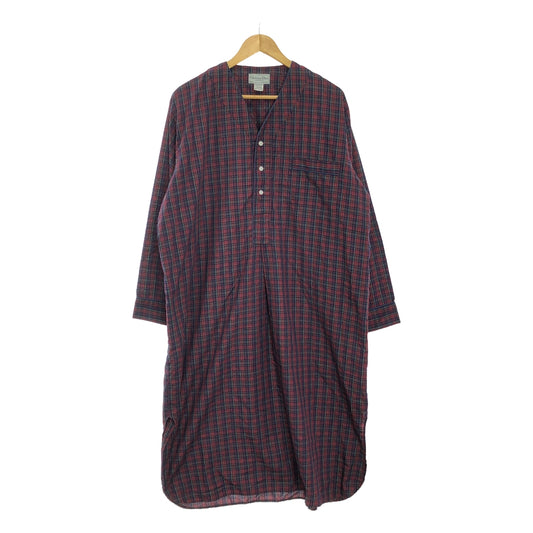 Christian Dior Monsieur | Check piping shirt dress | L | Red | Women's