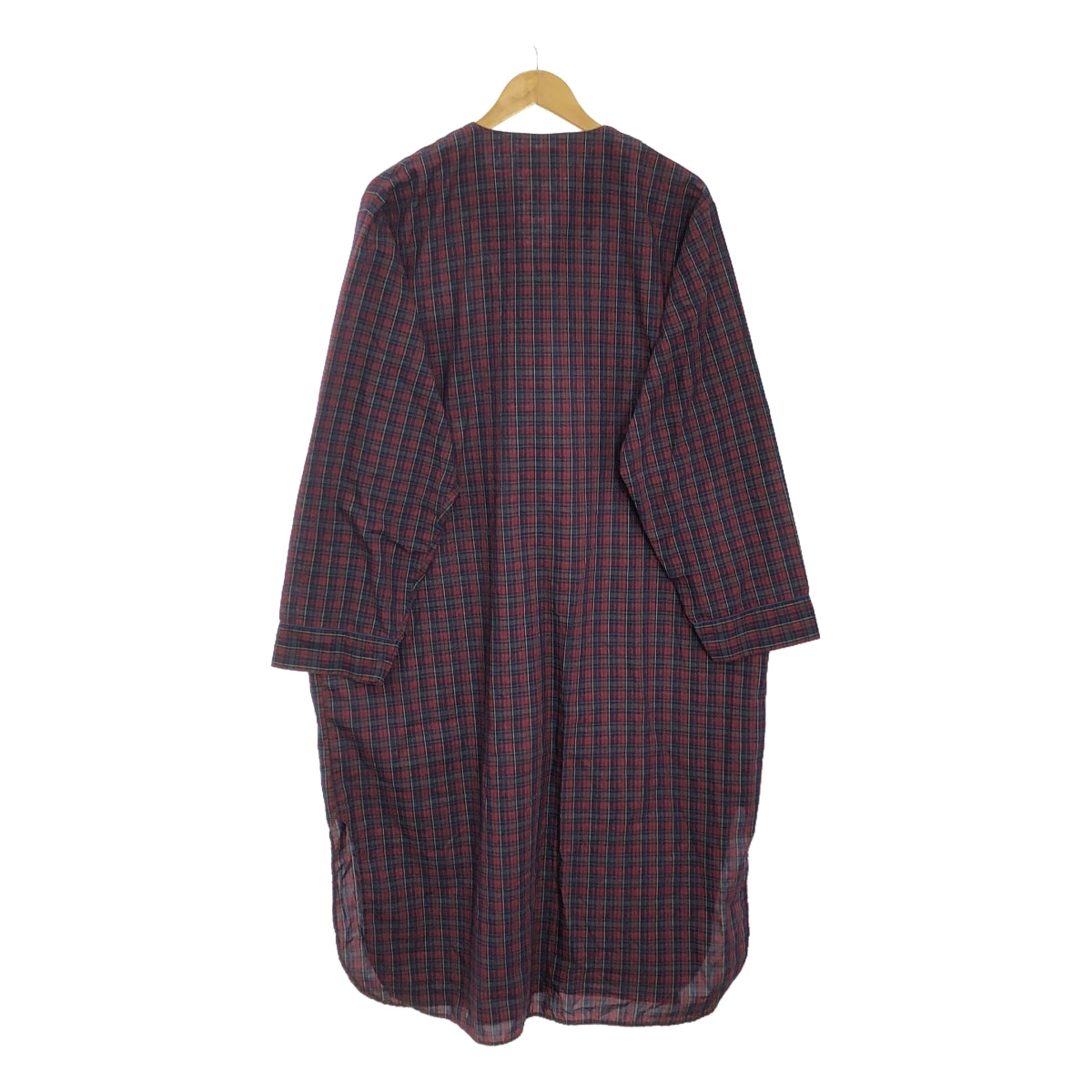 Christian Dior Monsieur | Check piping shirt dress | L |