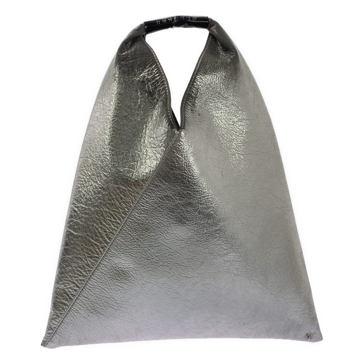 MM6 Maison Margiela / エムエムシックスメゾンマルジェラ | 2023 | JAPANESE / ジャパニーズ メタリック ロゴハンドル ハンド トートバッグ | UNI | レディース