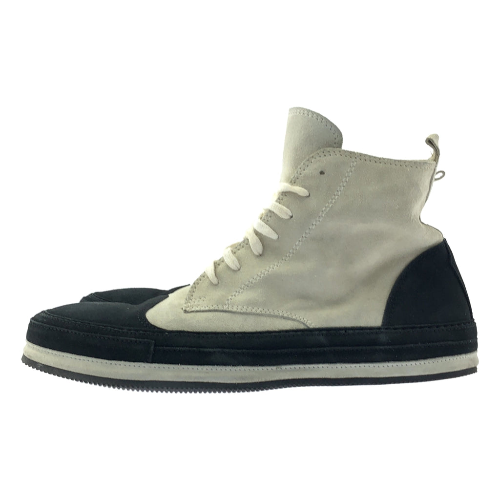 ANN DEMEULEMEESTER / アンドゥムルメステール | レザー バイカラー レースアップ スニーカー | 42 |
