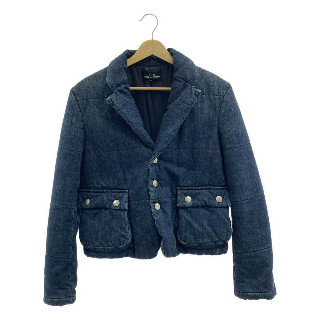 COMME des GARÇONS | 經編布料2005 秋冬 |絎縫牛仔外套 |尺寸 M |女性的