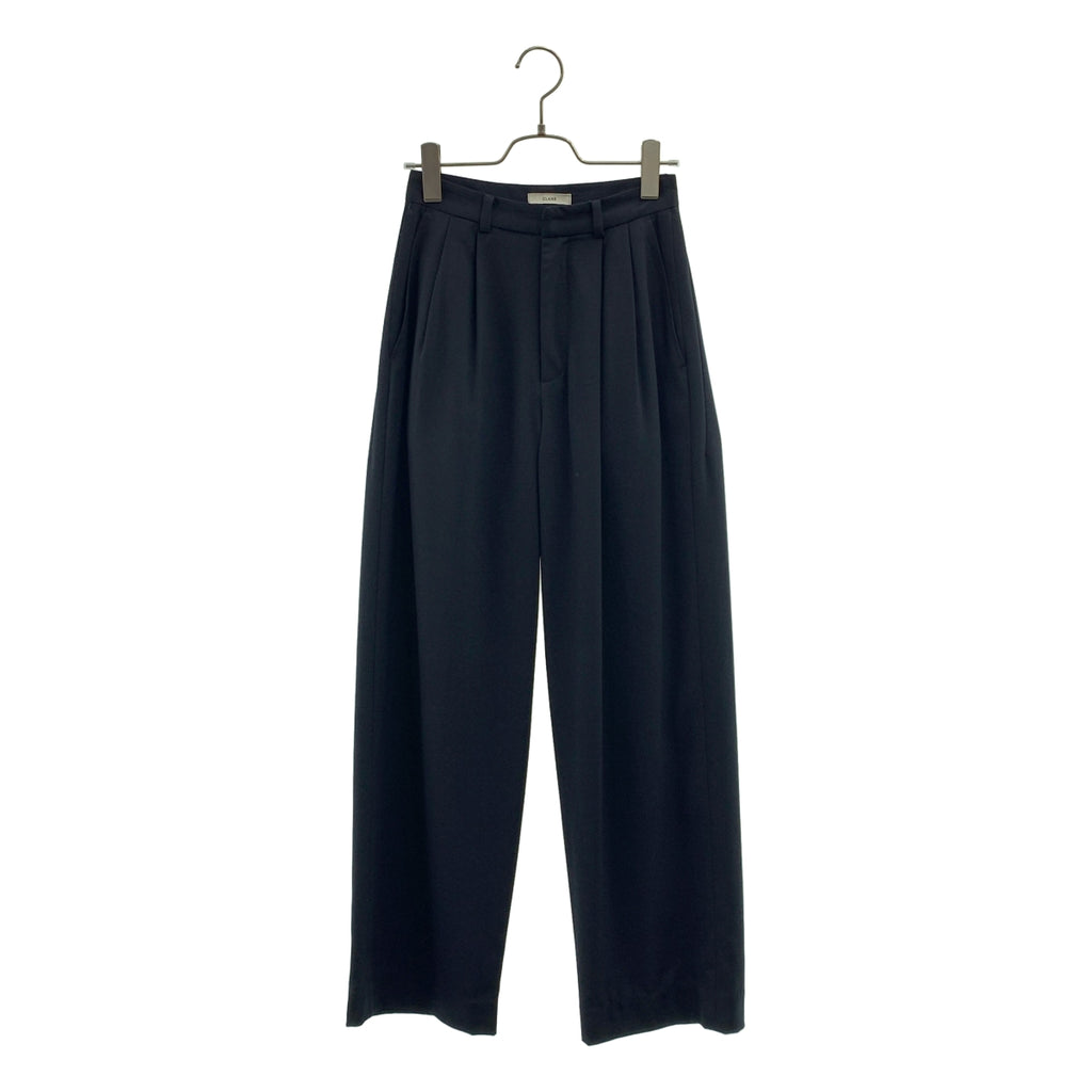 CLANE / クラネ | BASIC TUCK PANTS / ベーシックタックパンツ / 総裏地 | 0 | レディース