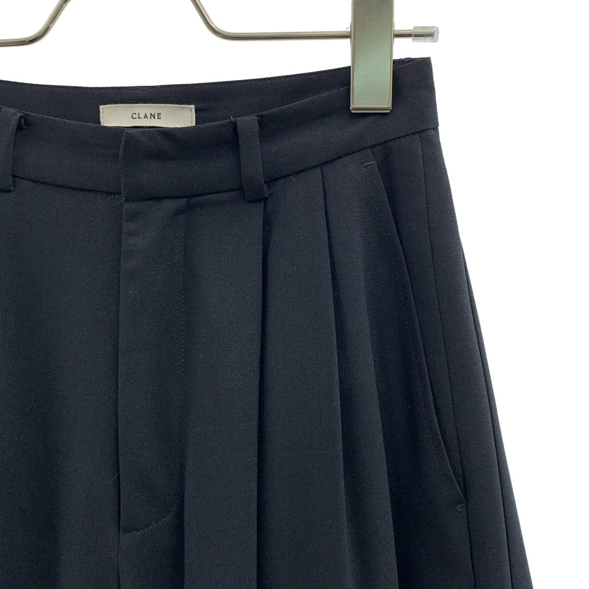 CLANE / クラネ | BASIC TUCK PANTS / ベーシックタックパンツ / 総裏地 | 0 | レディース
