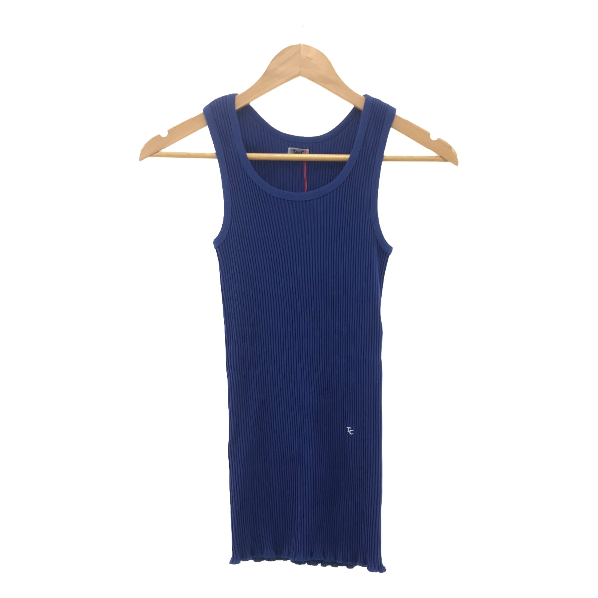 [Good Condition] TanC TOKYO | Ribbed Tank Top Cut and Sewn | F | Blue | Women's