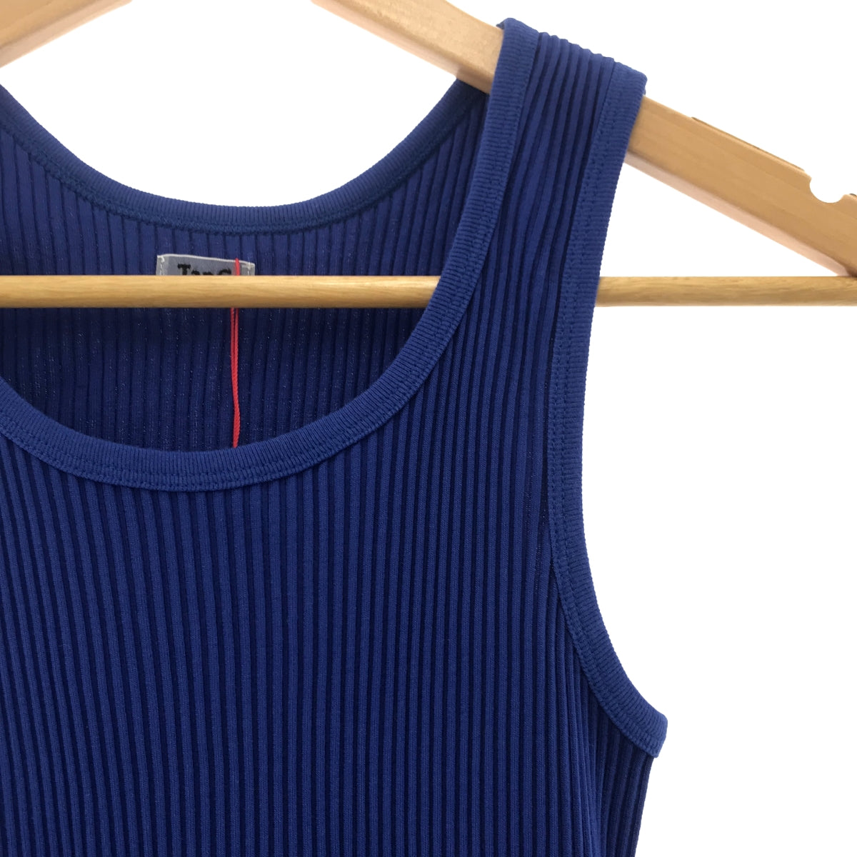 [Good Condition] TanC TOKYO | Ribbed Tank Top Cut and Sewn | F | Blue | Women's