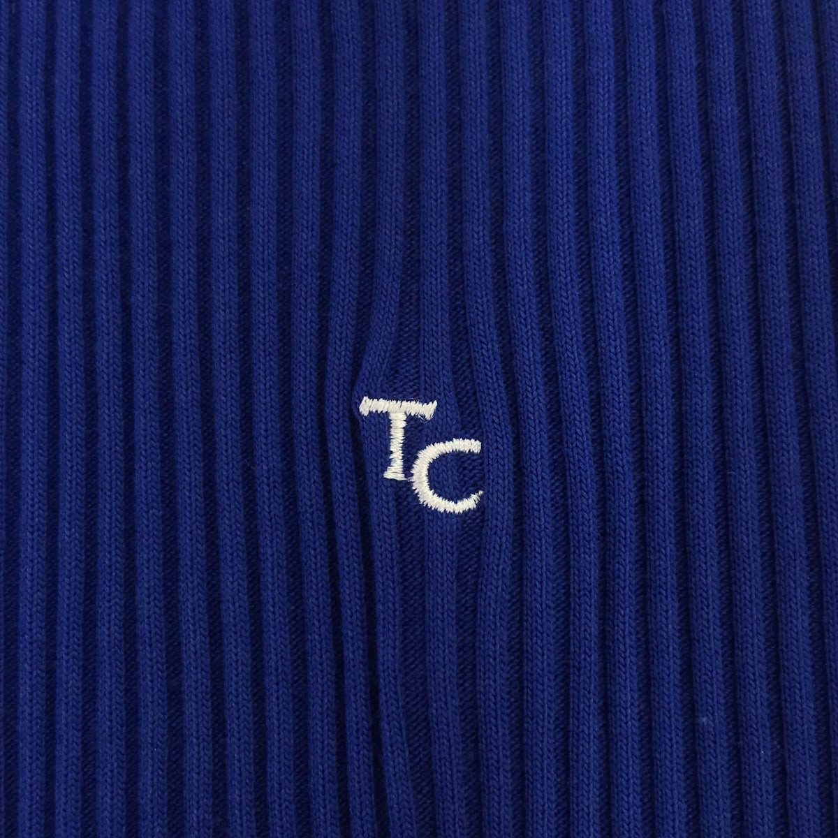 [Good Condition] TanC TOKYO | Ribbed Tank Top Cut and Sewn | F | Blue | Women's