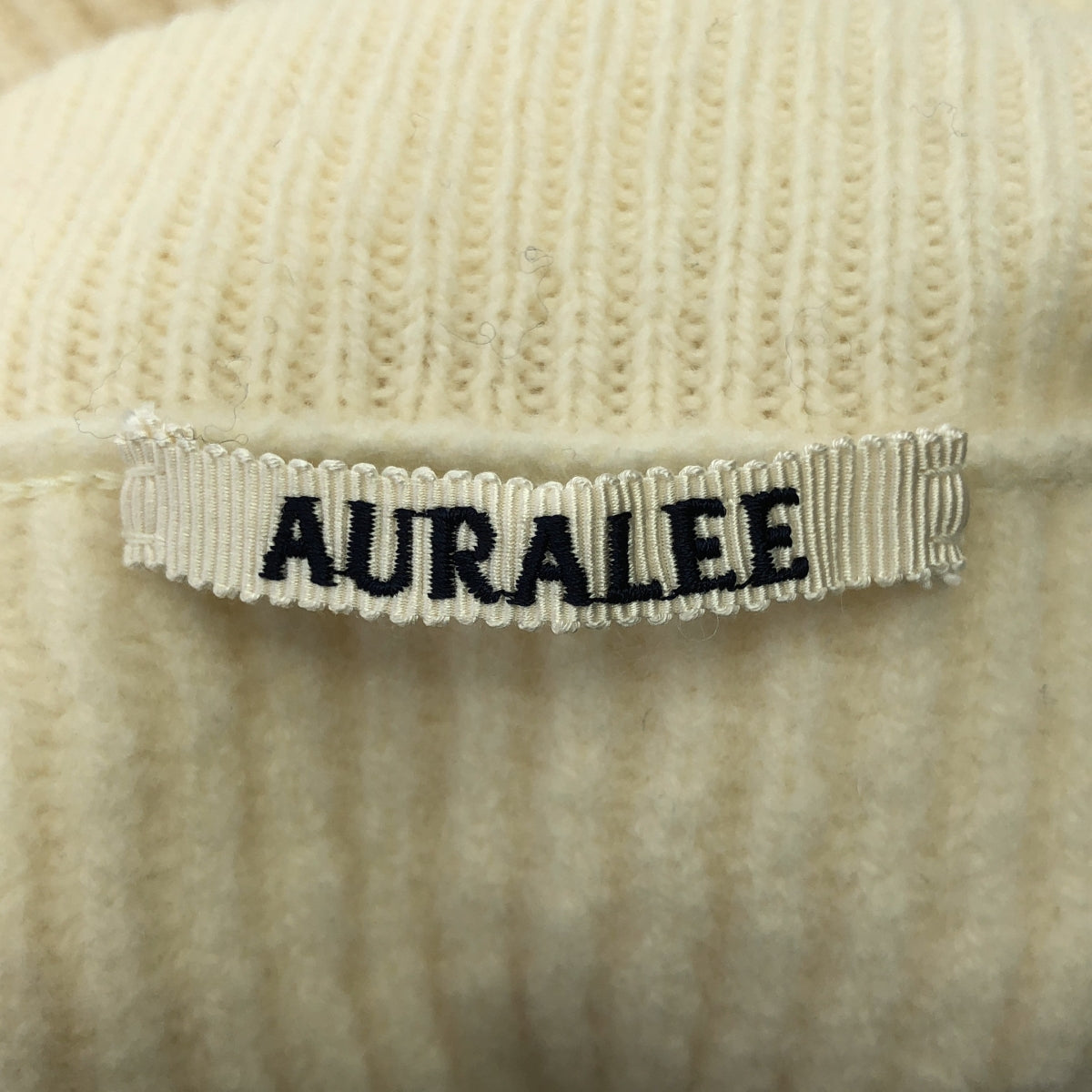 AURALEE | 2023AW | 磨製法國美利奴羊毛羅紋針織高領衫 磨製法國美利奴羊毛羅紋針織高領衫 | 5 | 男款
