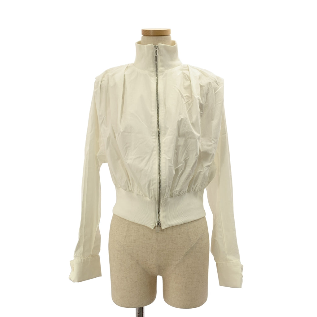 KANAKO SAKAI / カナコサカイ | ORGANIC COTTON ZIP-UP SHIRT ジップ シャツ | 34 | レディース