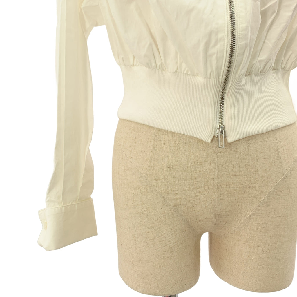 KANAKO SAKAI / カナコサカイ | ORGANIC COTTON ZIP-UP SHIRT ジップ シャツ | 34 | レディース