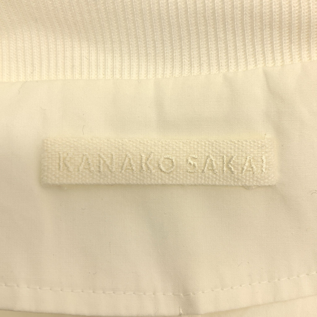KANAKO SAKAI / カナコサカイ | ORGANIC COTTON ZIP-UP SHIRT ジップ シャツ | 34 | レディース