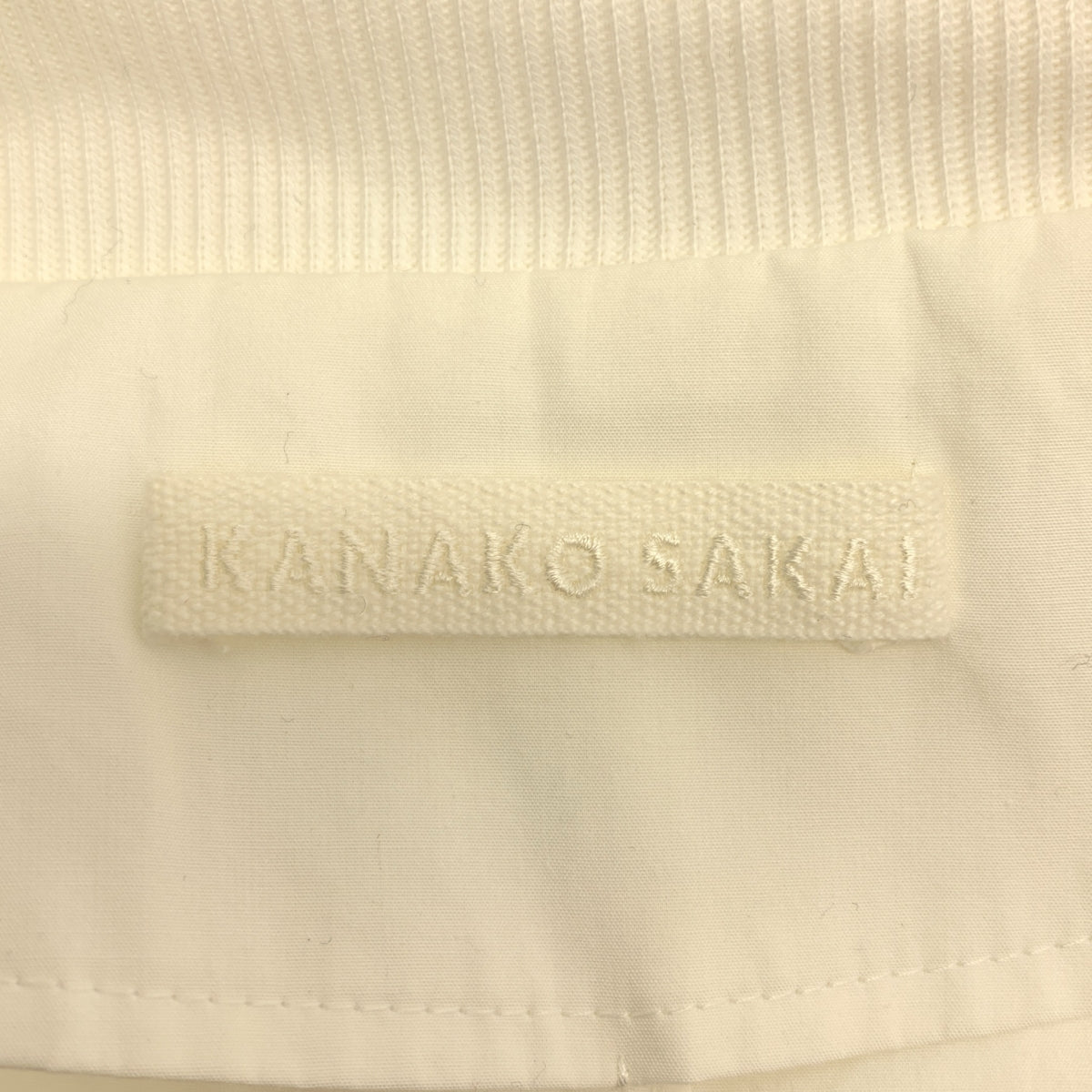 KANAKO SAKAI / カナコサカイ | ORGANIC COTTON ZIP-UP SHIRT ジップ シャツ | 34 | レディース