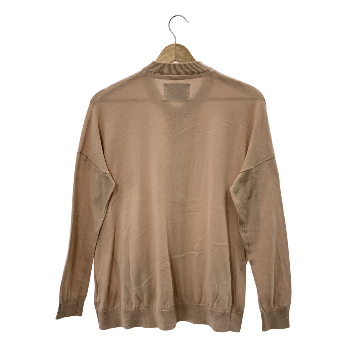 KLOKE | 棉質口袋圓領開襟衫 | S | 米色 | 女款