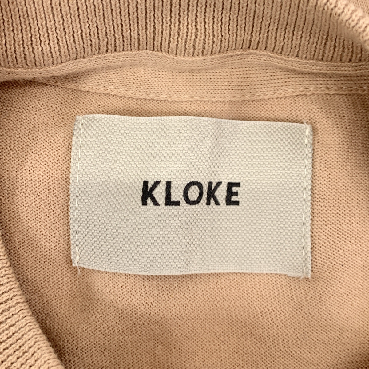 KLOKE | 棉質口袋圓領開襟衫 | S | 米色 | 女款