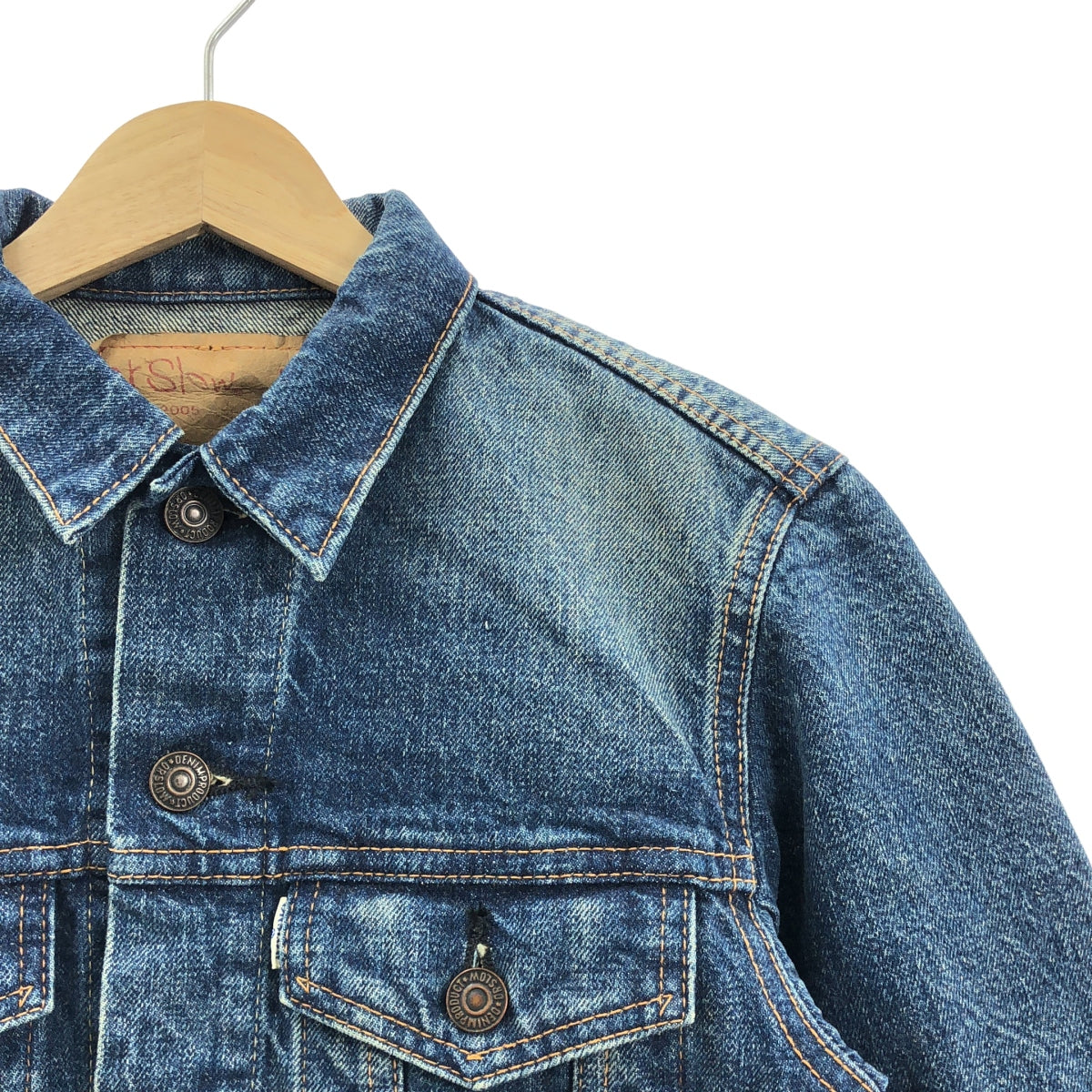[狀況極佳] orslow | 3rd 牛仔外套 / 二手牛仔卡車司機外套 | 尺寸 2 | 靛藍 | 女款